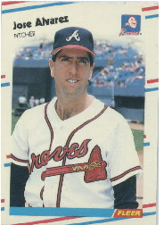 1988 Fleer Update Baseball Cards       070      Jose Alvarez XRC